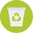 Icon of a recycle bin